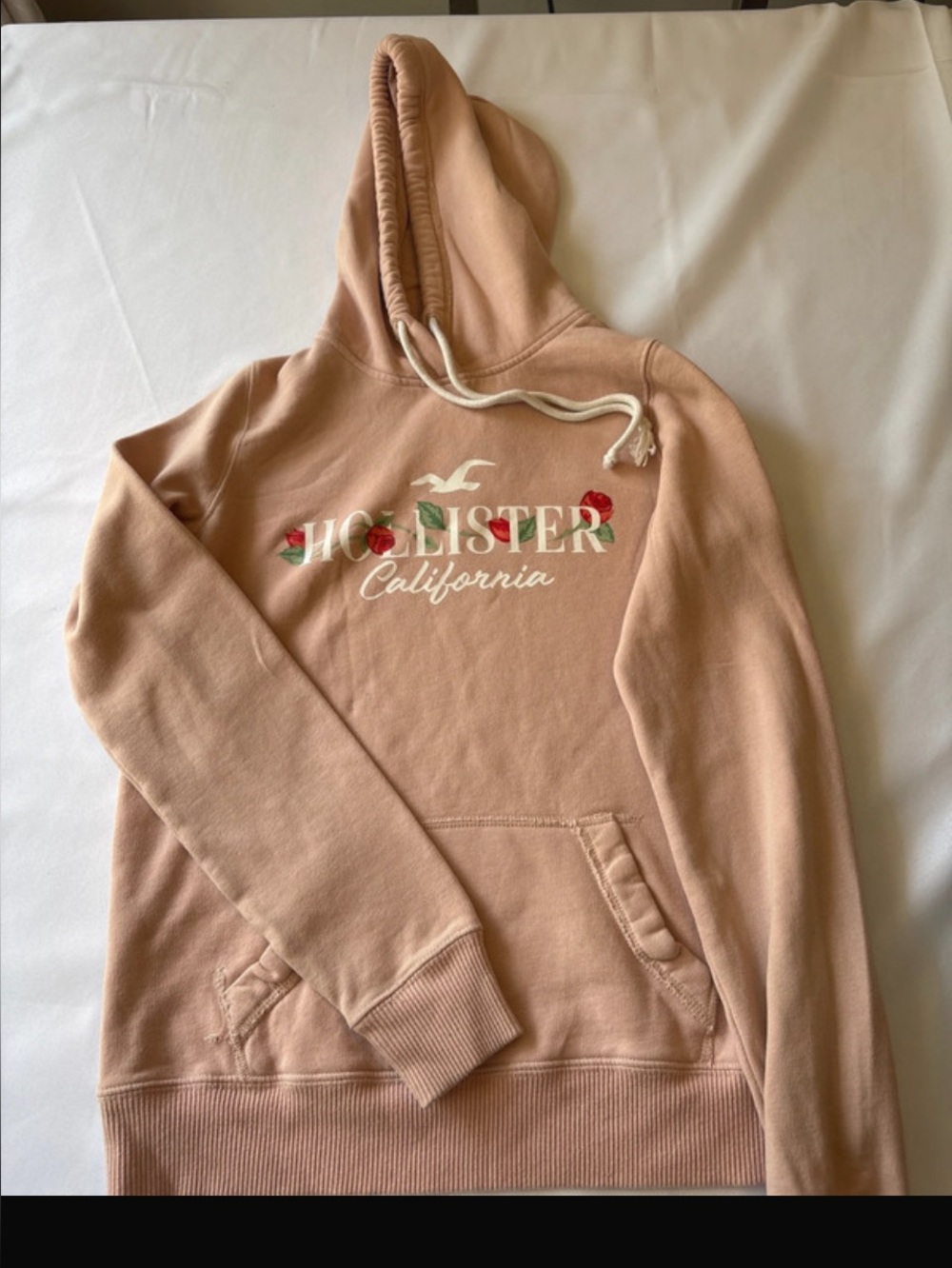 Hollister Peach-Pink Pullover Hoodie size XS